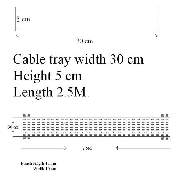 16 Schritt-Formstations-Kabel-Behälter-Profil/Kabel-Leiter-Rolle, die Maschine bildet