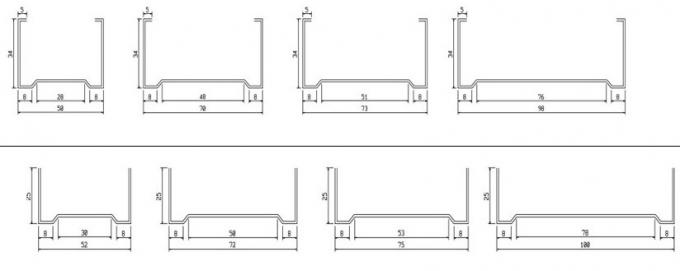 3 Metallbolzen und -bahn rollen der Phasen-50Hz, Maschine für leichten Stahlbinder bildend