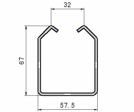 G.i-Spule/Kohlenstoffstahl 1,5 - 2.5mm Rollen-Fensterladen, der Wickelmaschine-Türführung bildet