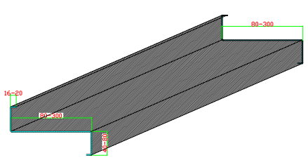 Hydraulische vorlochende z-Abschnitt-Rolle, die Maschine für Stahl Z geformten Purlin TW-Z300 bildet