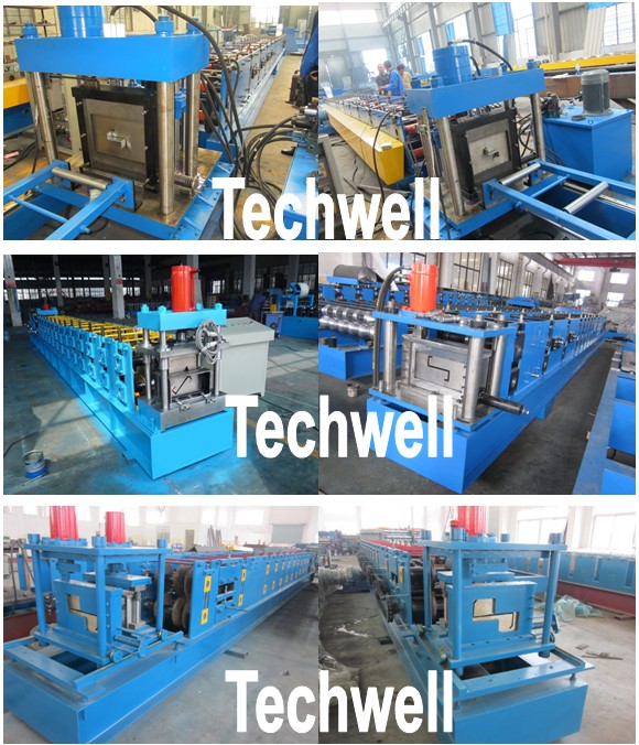 Stahlz-Purlin, der Maschine mit Formstation 17 und hydraulischem vorlochendem System bildet
