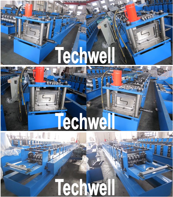 Stahlz-Purlin, der Maschine mit Formstation 17 und hydraulischem vorlochendem System bildet