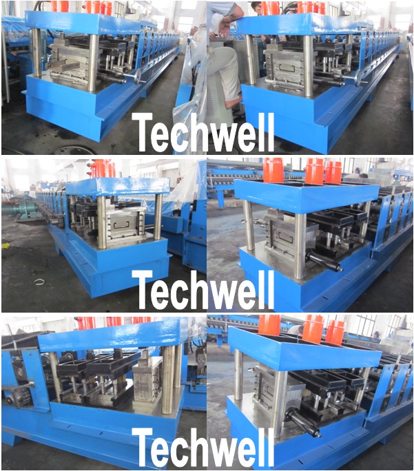 15Kw Kohlenstoffstahl C Purlin-Rolle, die Maschine für c-Purlin-Stahlkonstruktion bildet