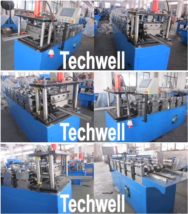 Profil-Rolle der hohen Präzisions-4KW Omega, die Maschine für helle Stahldach-Decken-Diele bildet