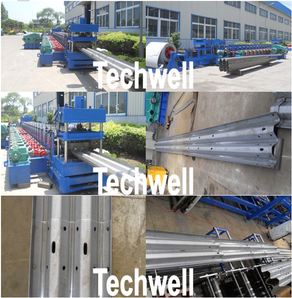 2 - 4mm Kardanring-Getriebe-Antriebs-Landstraßen-Leitschienen-Rolle, die Maschine mit 7 Rollen planieren TW-W312 bildet