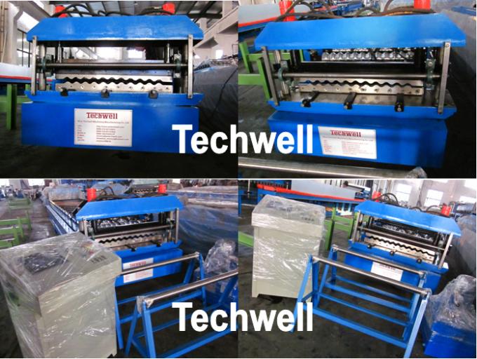Wellblech, das Maschine bildet 0.18mm galvanisierten die gewölbte Stahlblech-Rolle, welche die Maschine bildet, die nach Malawi exportiert wurde