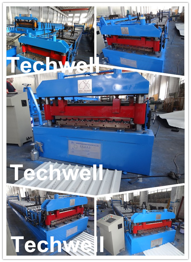 PPGI-/GI-Dach-Rolle, die Maschine, Wand bildet die Maschine vollautomatisch bildet