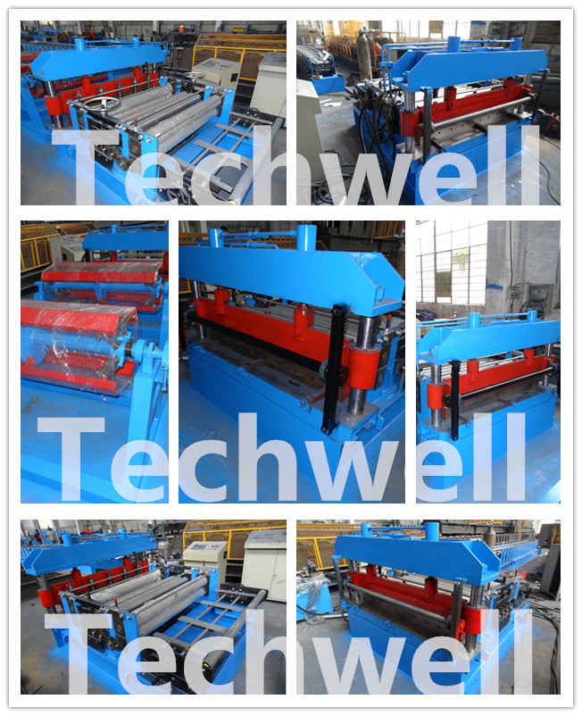 Q235/Q350 0,2 - 2.0mm Kohlenstoffstahl, Farbeinfache aufschlitzende Schneidemaschine-Stahllinie