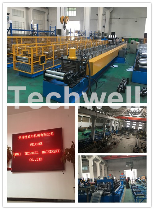 GI, Form des Kohlenstoffstahl-U walzen die Formung der Maschine mit manuellem oder hydraulischem Decoiler, 10-15m/min kalt, das Geschwindigkeit bildet