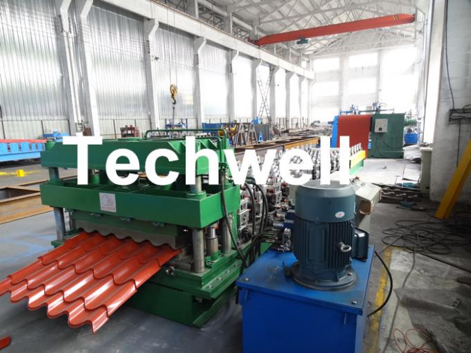 Fliesen-Rolle die Metall7.5kw, die Maschine für Farbstahl/bildet, galvanisierte Spule
