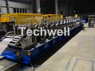High Productivity Z Shaped Roll Forming Machine With 0-15m/min Forming Speed , Guiding Column Machine Structure