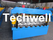 1060mm Trapezoidal Roof Sheet Roll Forming Machine With C r 12 Cutting Blade