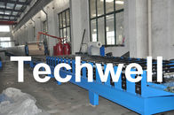 0 - 12m/min Forming Speed PLC Control PU Insulated Sandwich Panel Line With Band Saw Cutting