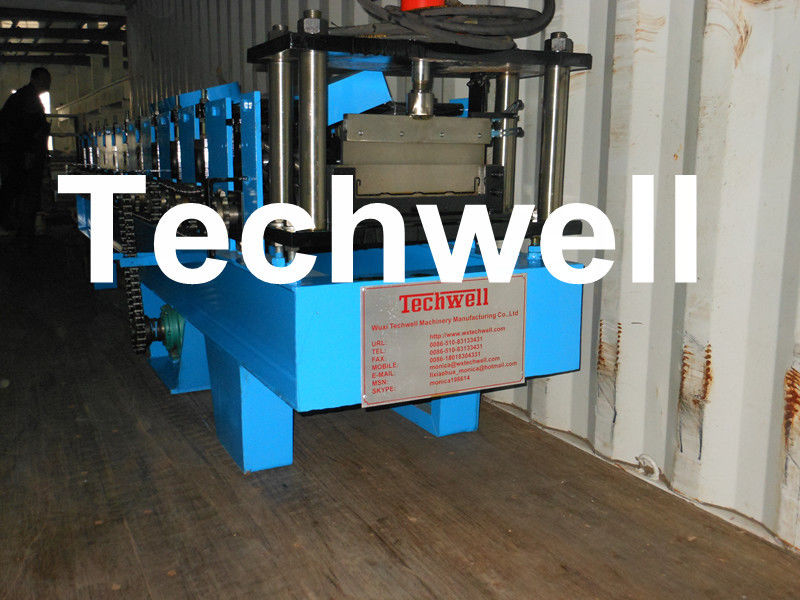 Aluminiumstehfalz-Dach-Rolle, die Maschine für materielle Stärke 0,5 - 1.2mm bildet