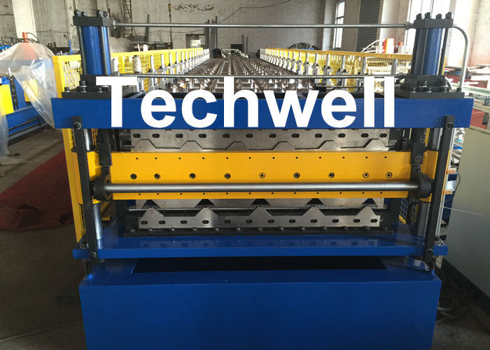 Doppelschicht-Rolle, die Maschine für die Überdachung der Blechumformungs-Maschine mit hydraulischem Ausschnitt bildet