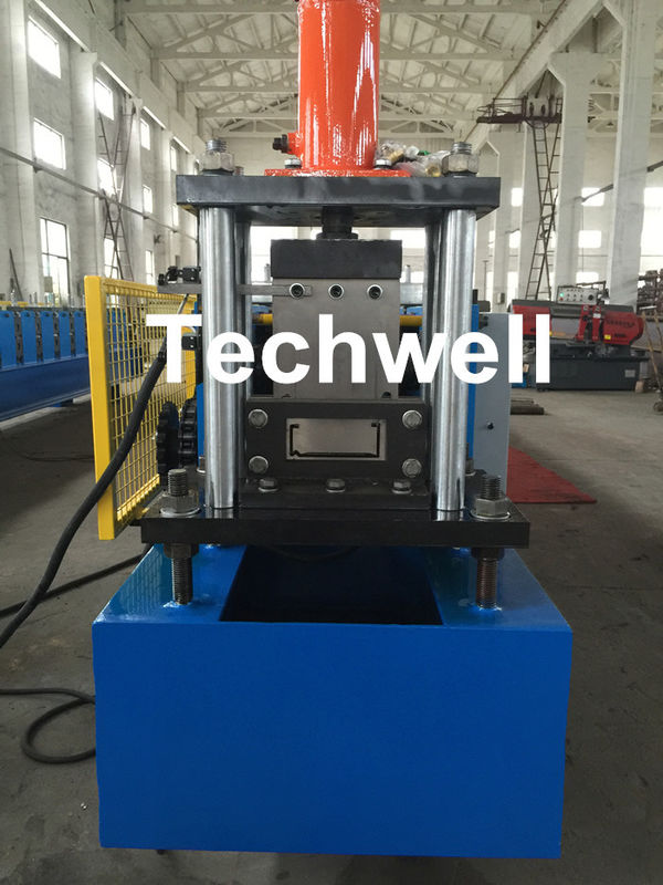 Galvanisierte Stahlmetallgestell-Hohlkasten-Rolle, die Maschine mit hoher Geschwindigkeit 12-15m/min bildet