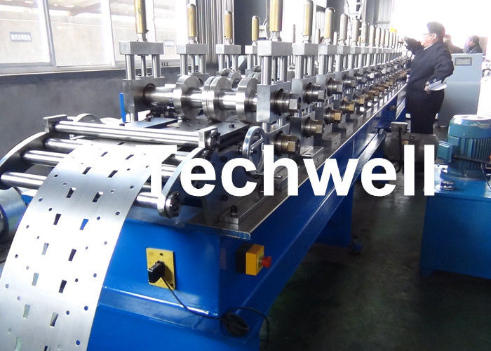 Touch Screen PLC-Steuergestell-aufrechte Rolle, die Maschine für hydraulische Stations-Kraft 5.5kw bildet