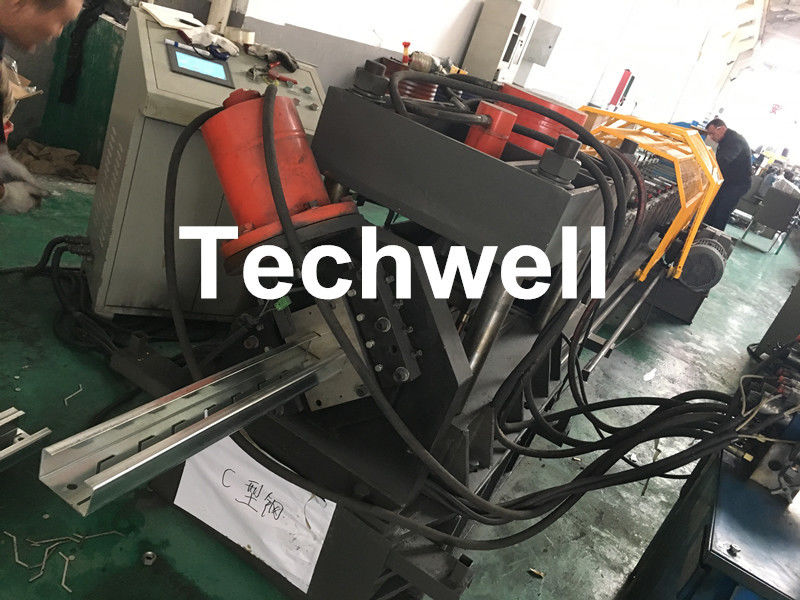 Kohlenstoffstahl, galvanisierter Abschnitt der Spulen-C/Kanal Rolle, die Maschine mit 1.5-3.0mm Stärke bildet