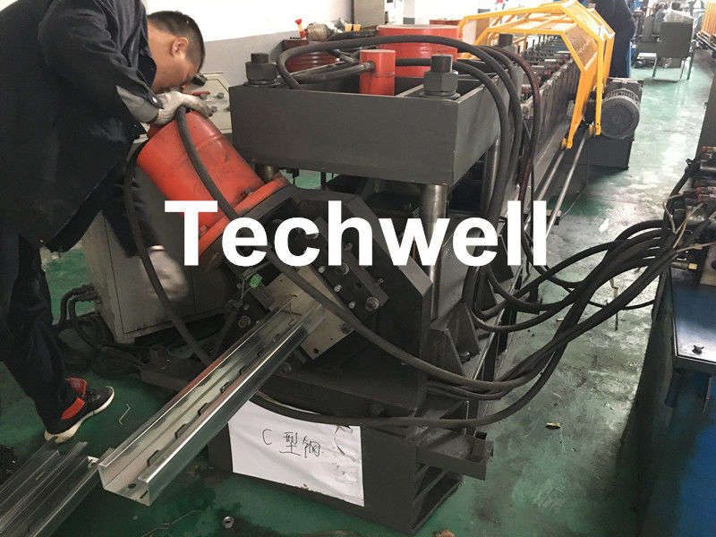 Kohlenstoffstahl, galvanisierter Abschnitt der Spulen-C/Kanal Rolle, die Maschine mit 1.5-3.0mm Stärke bildet