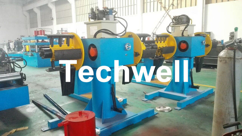 Rotierender doppelter Hauptdorn manuelles Uncoiler/Decoiler mit der Gewichts-Kapazität von 3/5 Tonne