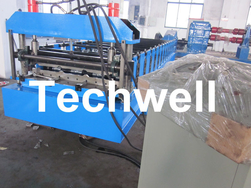Galvanisierte/Farbstahldeckungs-Blatt-Rolle, die Maschine mit Kettengetriebe bildet