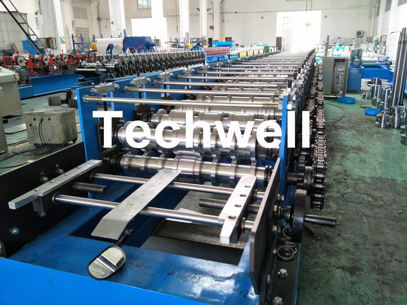 Deckungs-Wand walzen die Formung der Maschine für die Formung von Stärke 0.3-0.8mm, 18 Stations-Rollen-Stände kalt