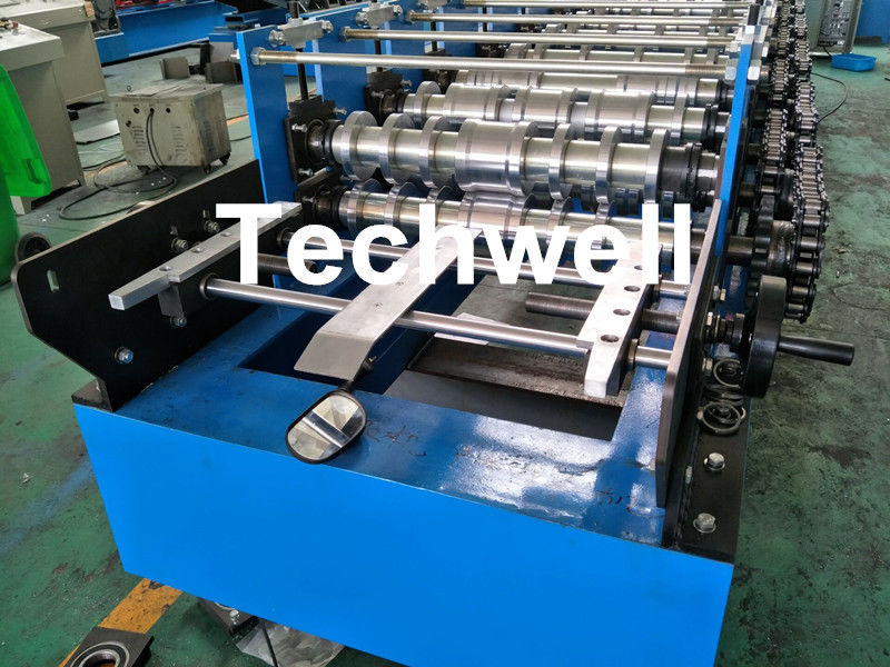 Deckungs-Wand walzen die Formung der Maschine für die Formung von Stärke 0.3-0.8mm, 18 Stations-Rollen-Stände kalt