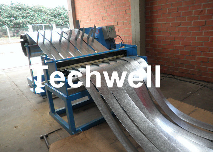 Q235/Q350 0,2 - 2.0mm Kohlenstoffstahl, Farbeinfache aufschlitzende Schneidemaschine-Stahllinie