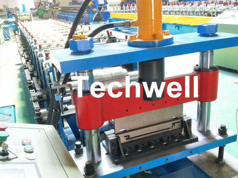 Aluminium, PPGI-Stehfalz walzt die Formung der Maschine mit hydraulischer Ausschnitt-Art kalt