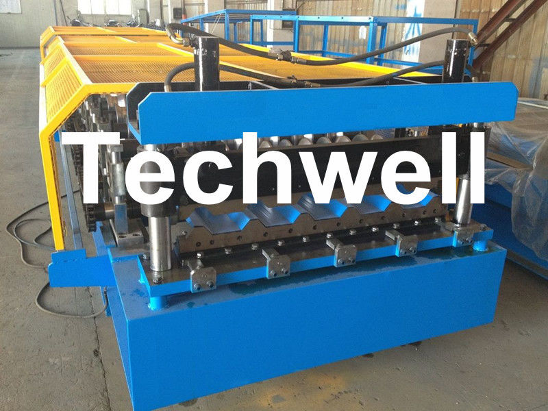 Bedeckende Rolle des Metalldach-IBR, die Maschine für 0,3 - 0.8mm Material-Stärke bildet