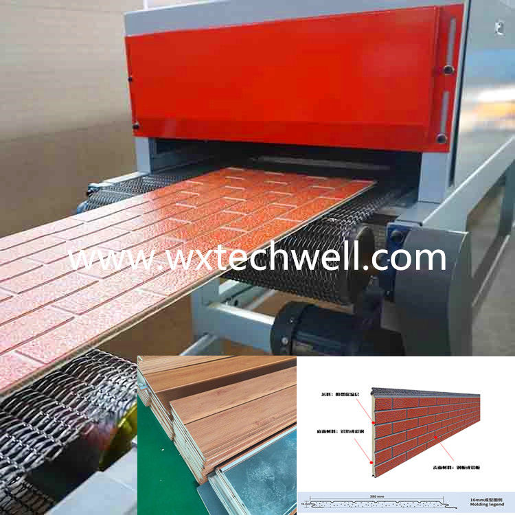 16 x 380mm PU schäumen die Isolierdekorative Wand-außenrolle, die Maschine bildet