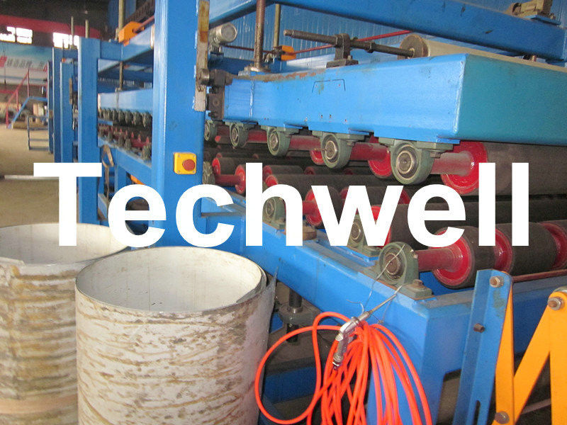 Automatische Steinwolle-Sandwich-Platten-Linie Maschine für Isolierdach-Wand-Sandwich-Platten