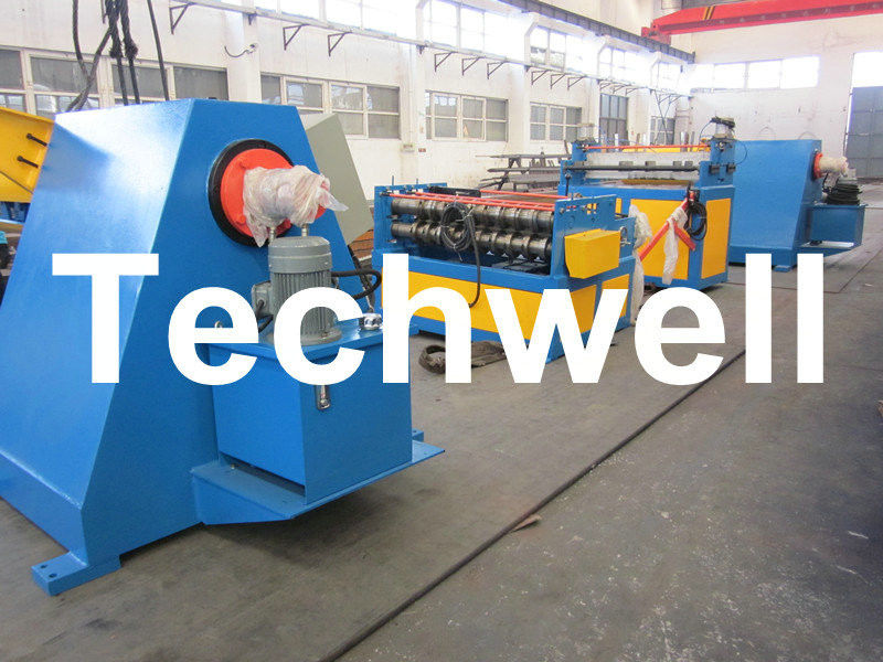 einfache Trennsäge-Hochgeschwindigkeitslinie der Blechtafel-30KW, zum der Spule in 10 Streifen zu schneiden