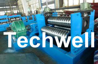 0,25 - 4.0mm 3 Satz-Rollen-Wellblech-verbiegende Maschine mit 0 - Geschwindigkeit 10m/min