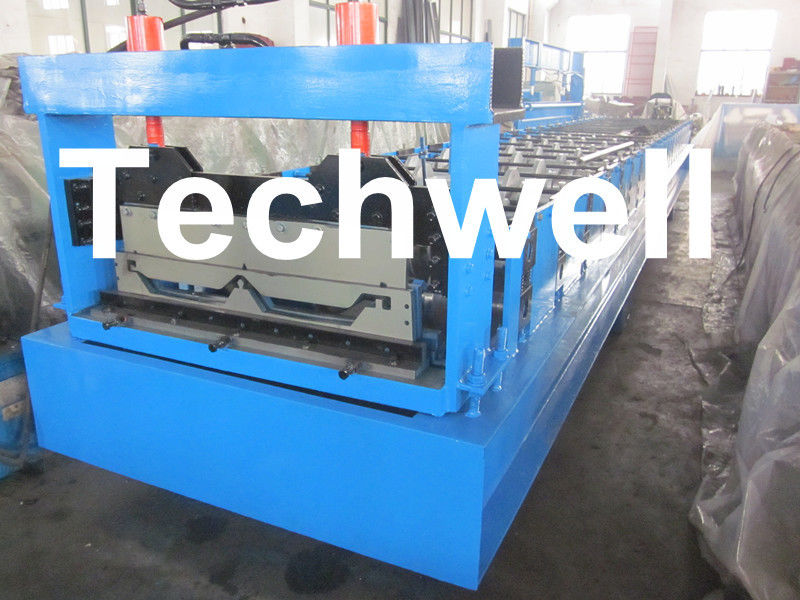 Farbstahlstehfalz-Dach-Rolle, die Maschine für Stehfalz-Dach-Platten bildet